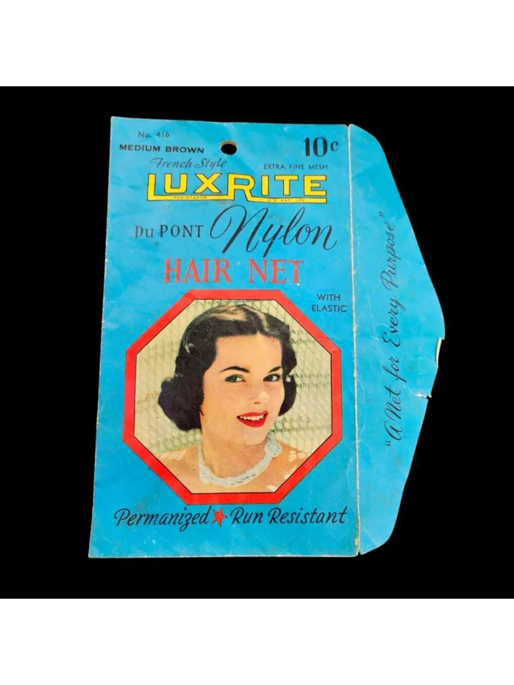 Vintage 1954 Women's Instant Collection Lot Kotex Coca-Cola Ad Luxrite Hairnet